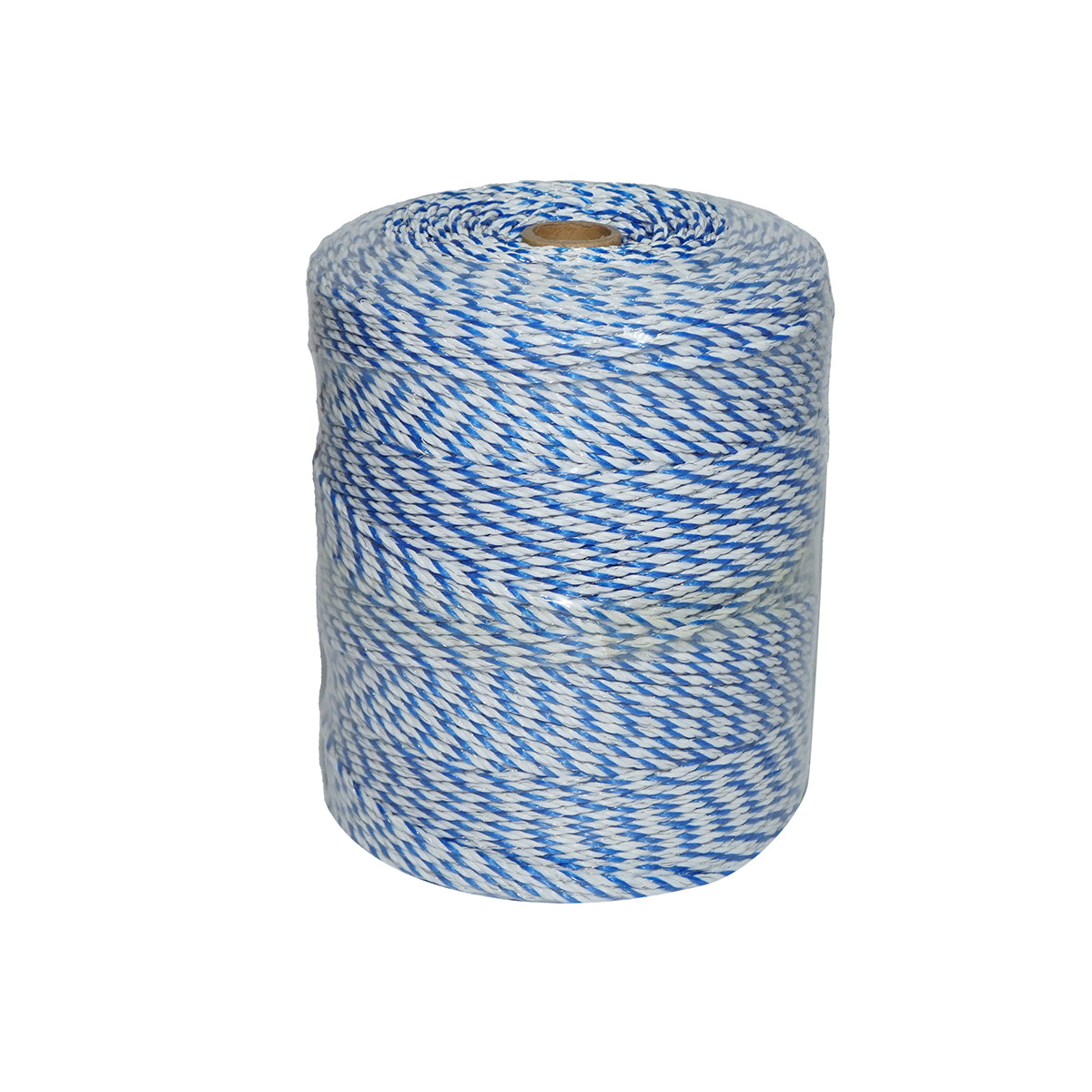 Roll of white-blue wire 3mm 3x0.2mm SS, 7.8 Ohm/m, 500m electric fence Breckner Germany