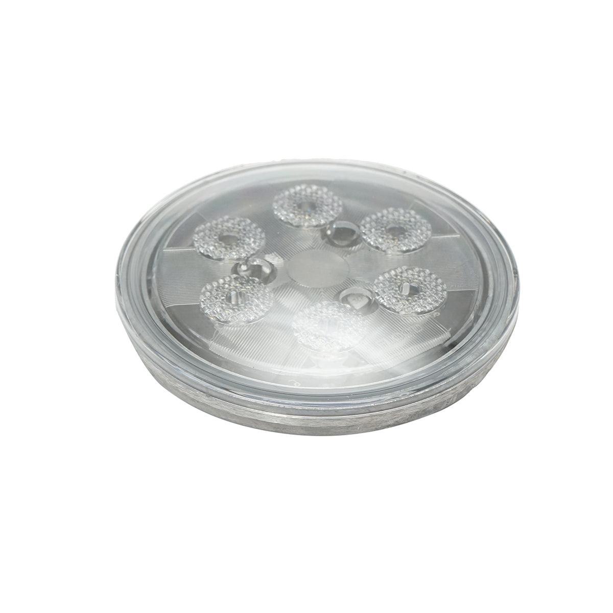 Round fog light 6 LEDs, 18W 9-32V John Deere OEM codes RE336112, RE285628, RE336111, RE561117, PAR36, RE285629, AR104119, AR21059, AT25451, RE35168 BR0101815