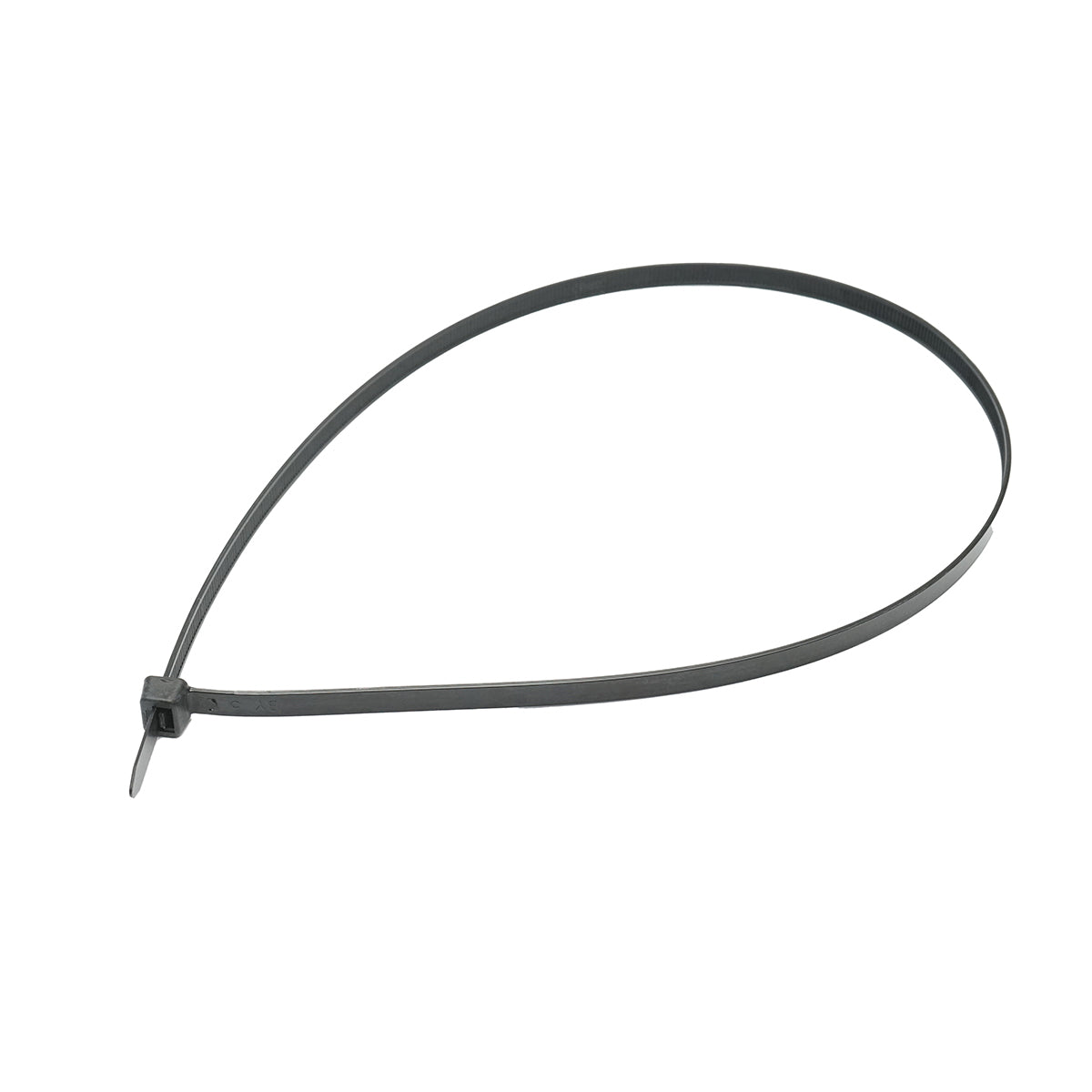 Facet, plastic collar 8.8x760mm, black, set of 100 pieces Breckner Germany