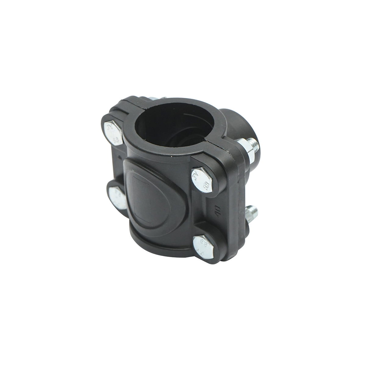 D40 mm compression connection clamp x 3/4 inch. PN10 for irrigation systems