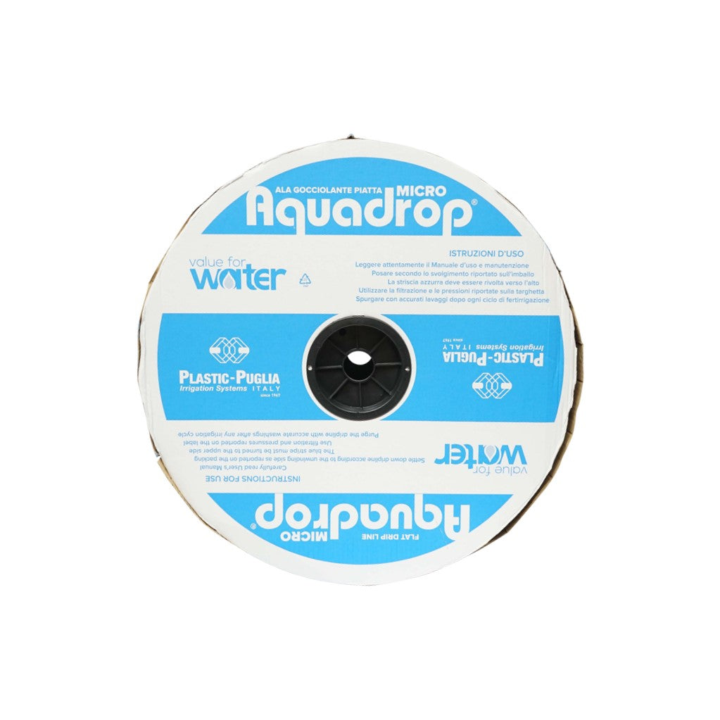 Drip irrigation tape, 3000M roll 2.1L/H, D16mm, 20cm spacing AquaDrop