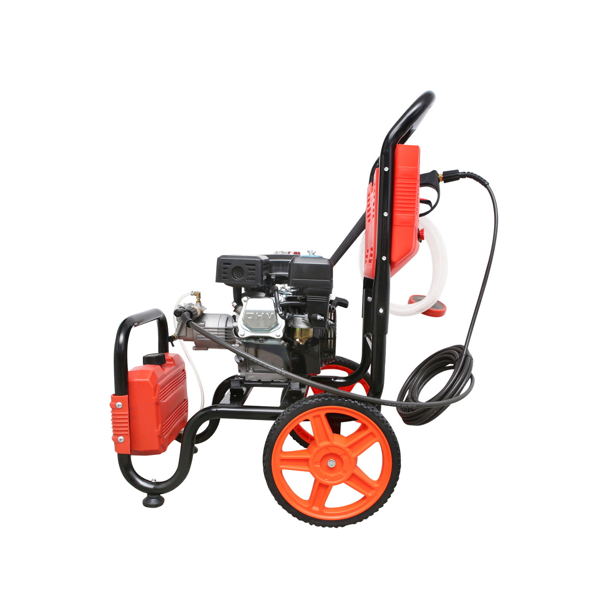 Gas pressure washer 7HP, 200 Bar, flow rate 500l/H with hose and Thor gun