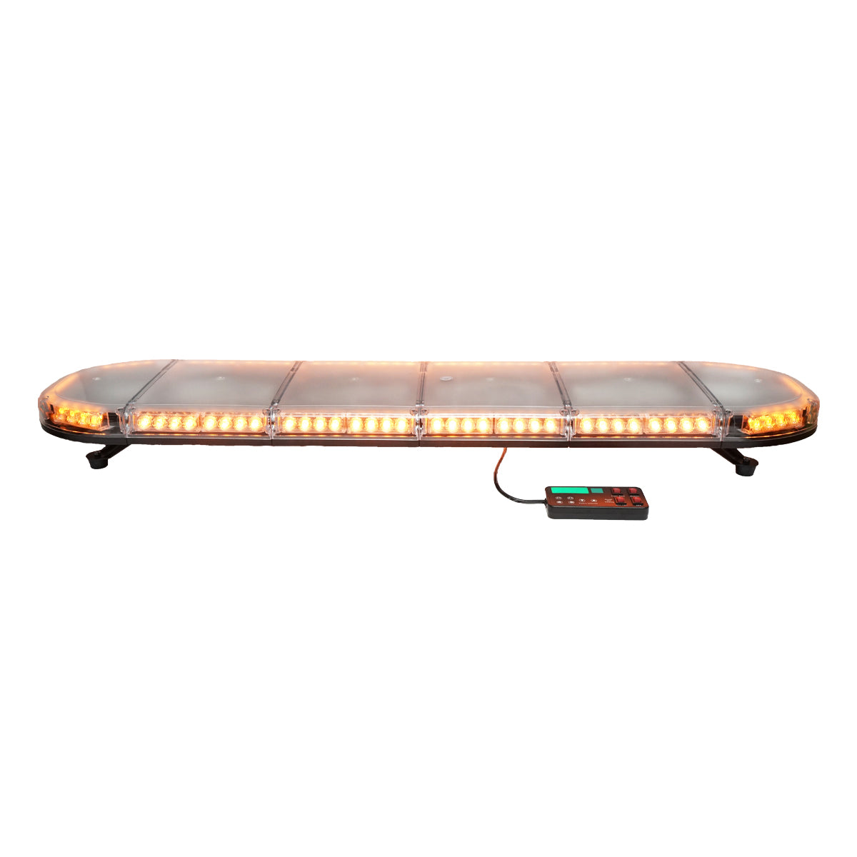 12-24V flashing light ramp with yellow light 1290x275x125mm Breckner Germany