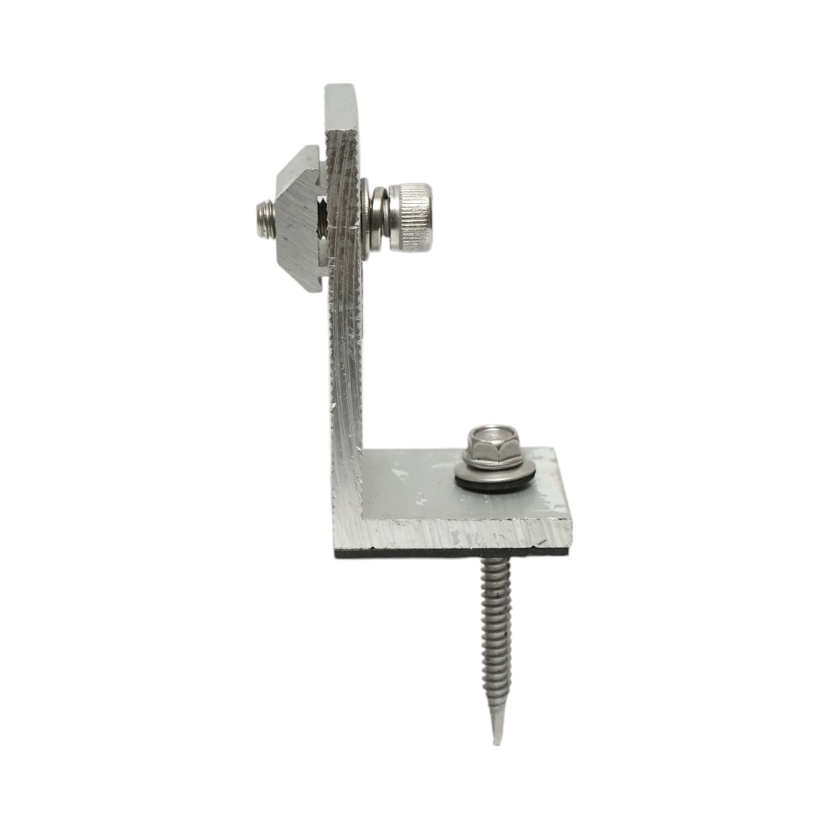 Roof clamp with EPDM gasket for photovoltaic solar panel system B Breckner Germany