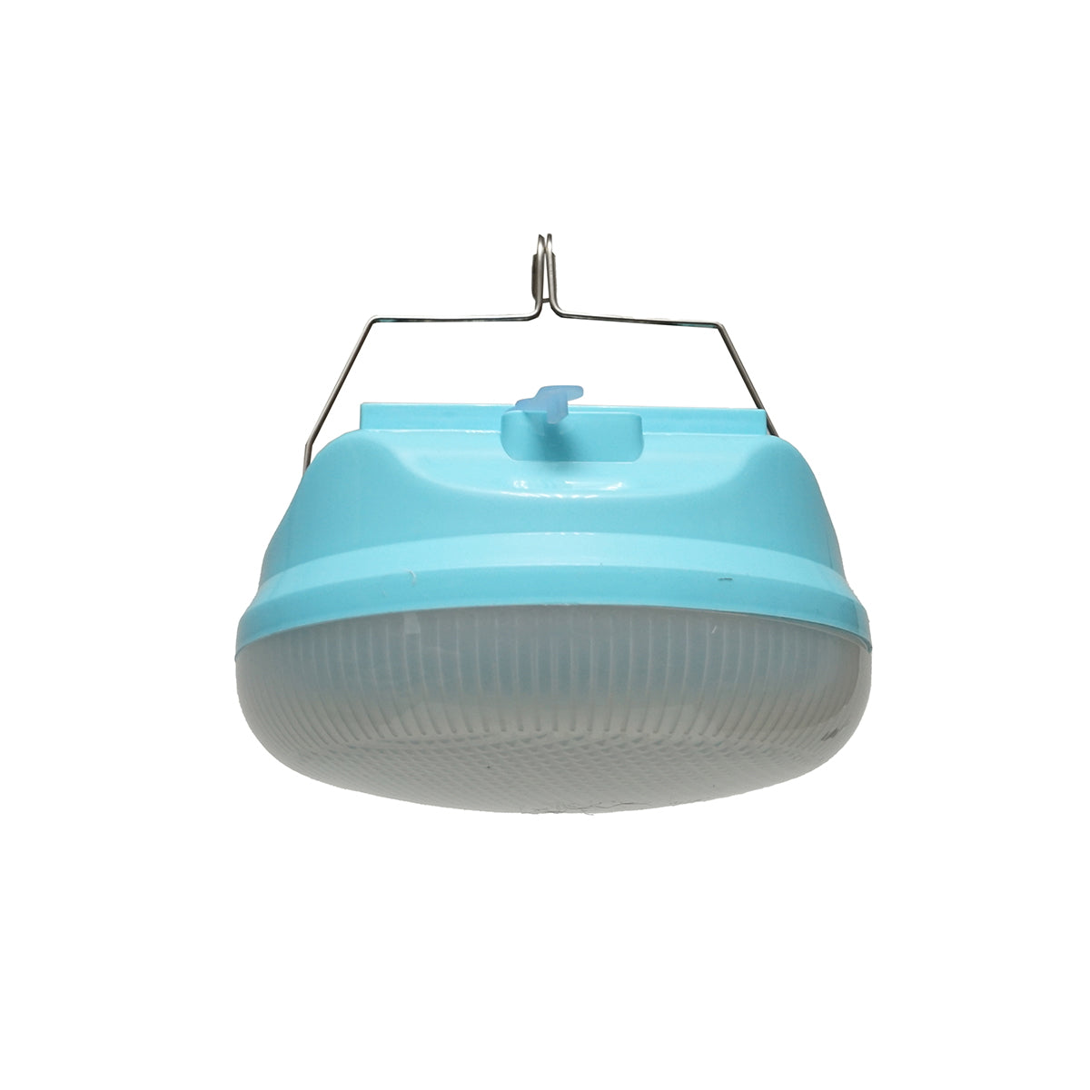 300W LED lamp with solar panel and 2400mA battery, blue