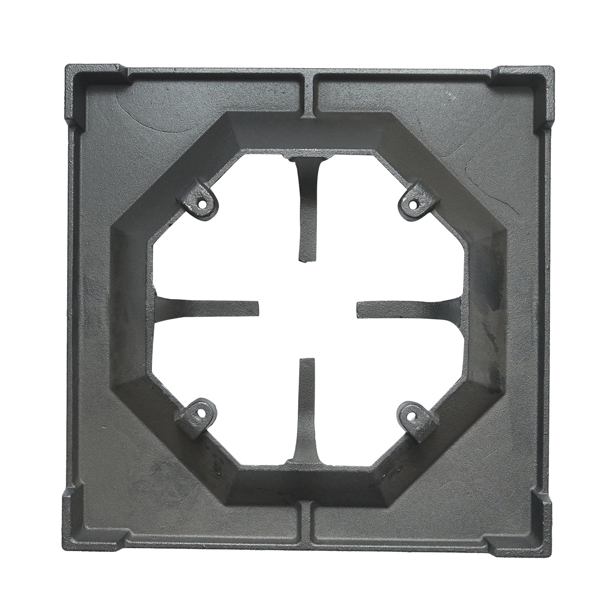 Square grill for gas burner