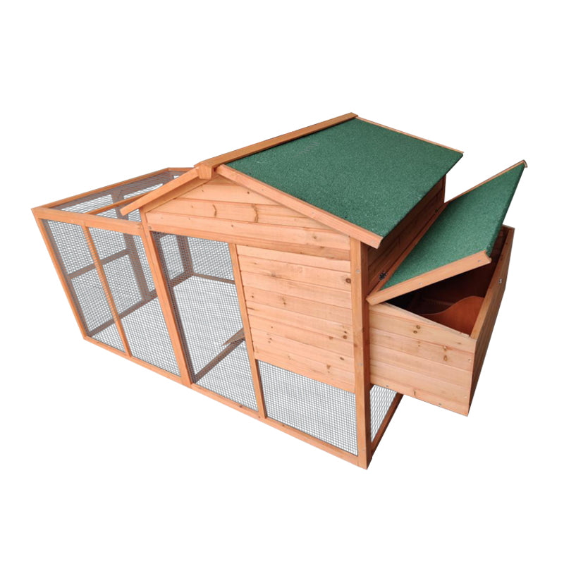 Wooden chicken coop 2330x950x1210mm