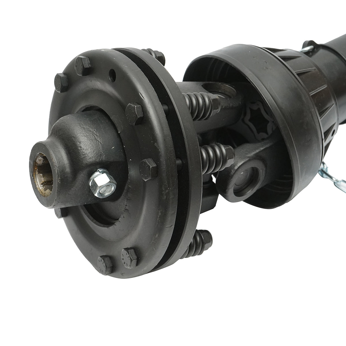 Cardan 1000 mm S7 T7 with a clutch made of 2 cross discs 30.2x106.5 (star pipe) 1 3/8 Z=6 milling cutter