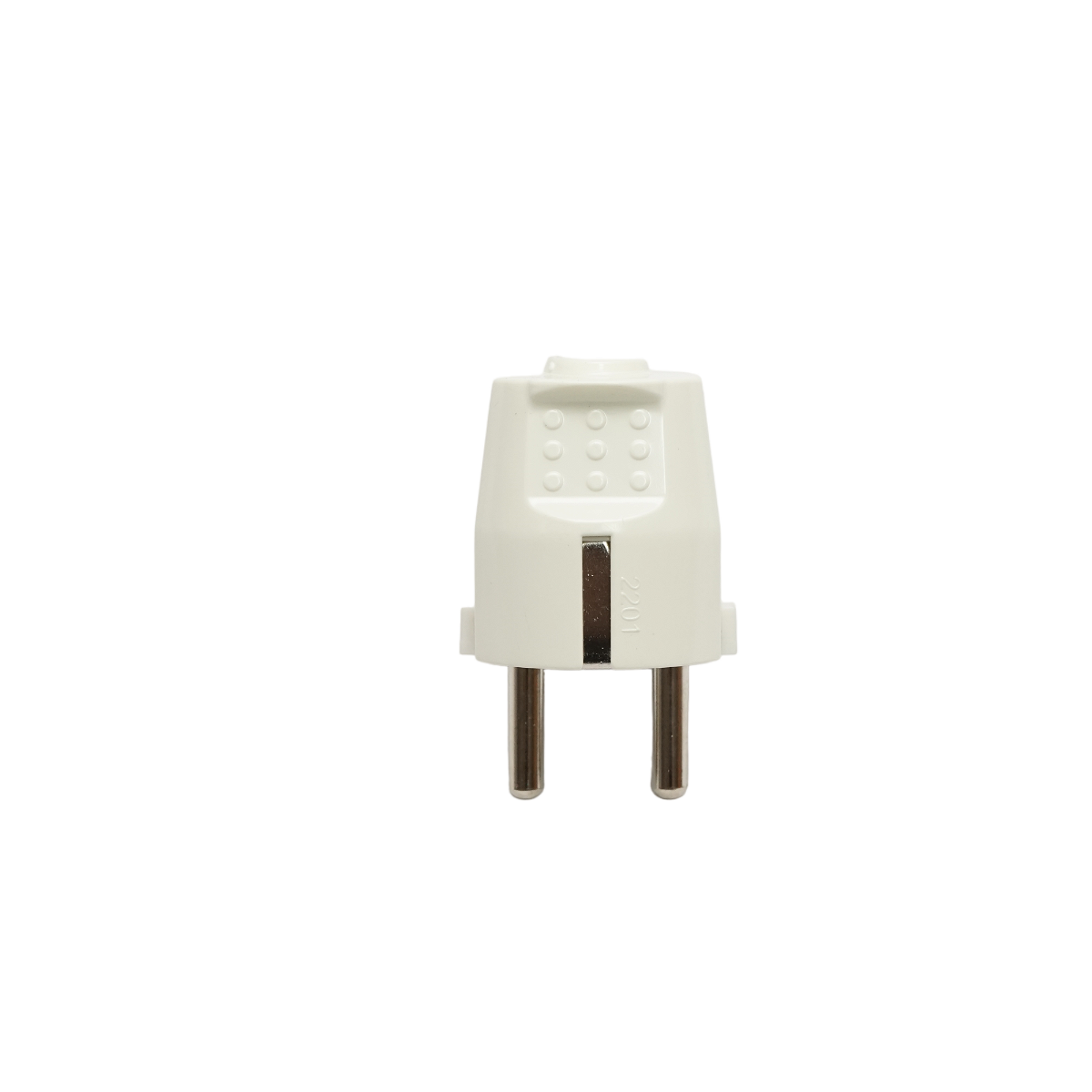 Schuko plug with grounding white 16A, 250V Breckner Germany