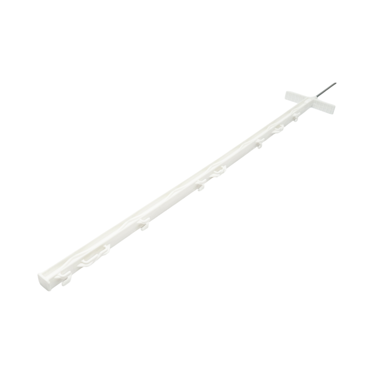 Plastic post 1050mm white for electric fence wire Breckner Germany