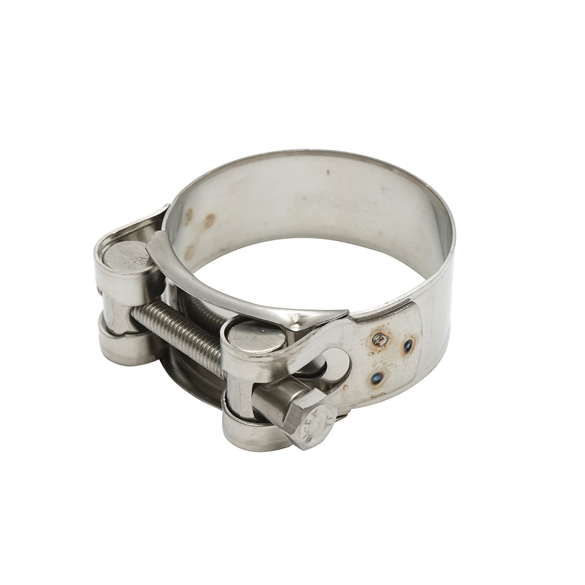 Force collar, stainless steel 304SS clamp with screw for hoses 48-51mm Breckner Germany
