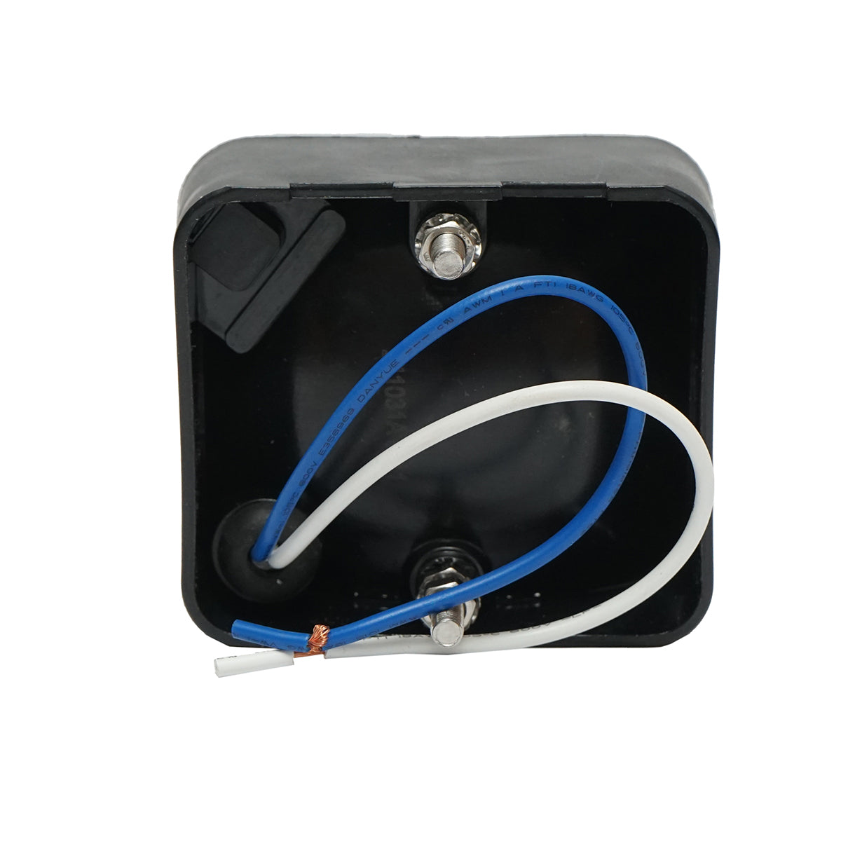 White rear fog lamp 85x75x53mm Breckner Germany