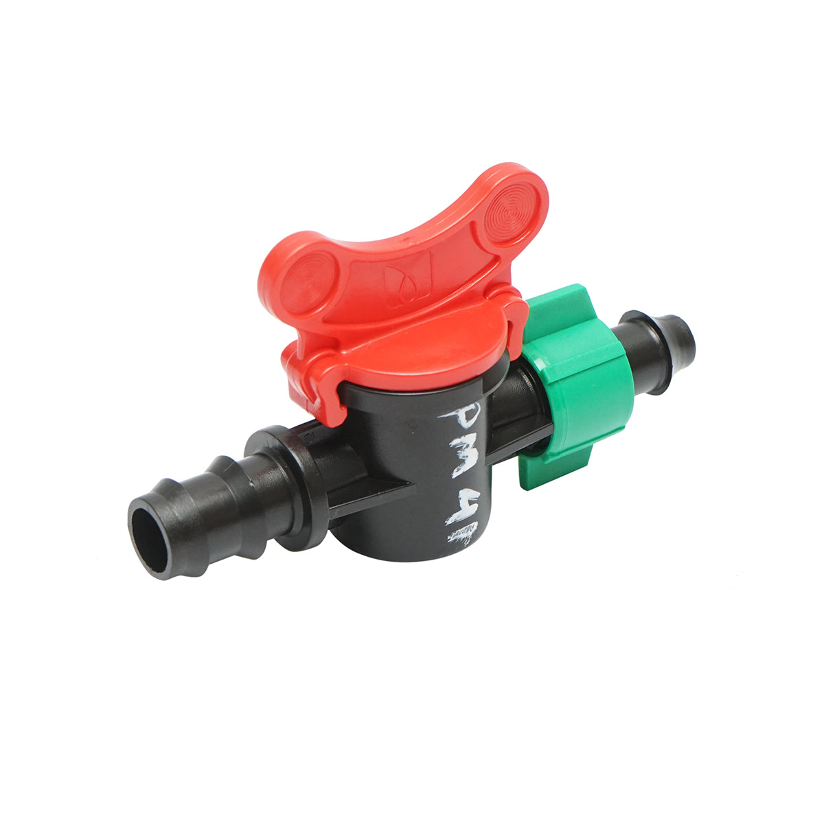 Tube tap, D16mm drip tape with nut for irrigation systems.