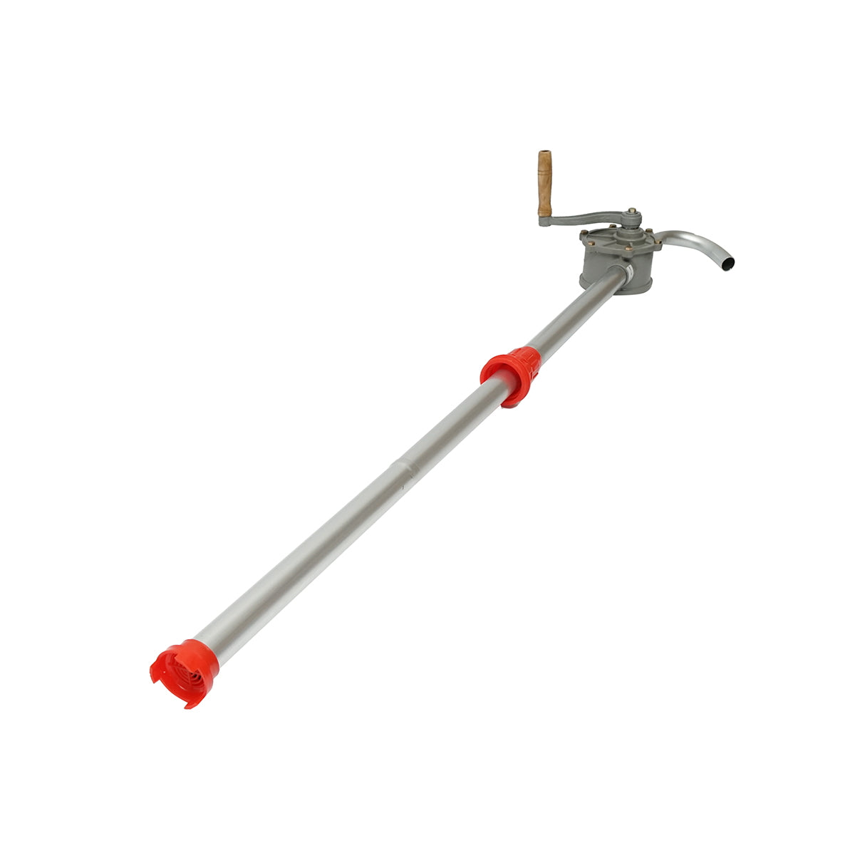 Rotary manual pump for extracting fuel or oil from a drum Breckner Germany