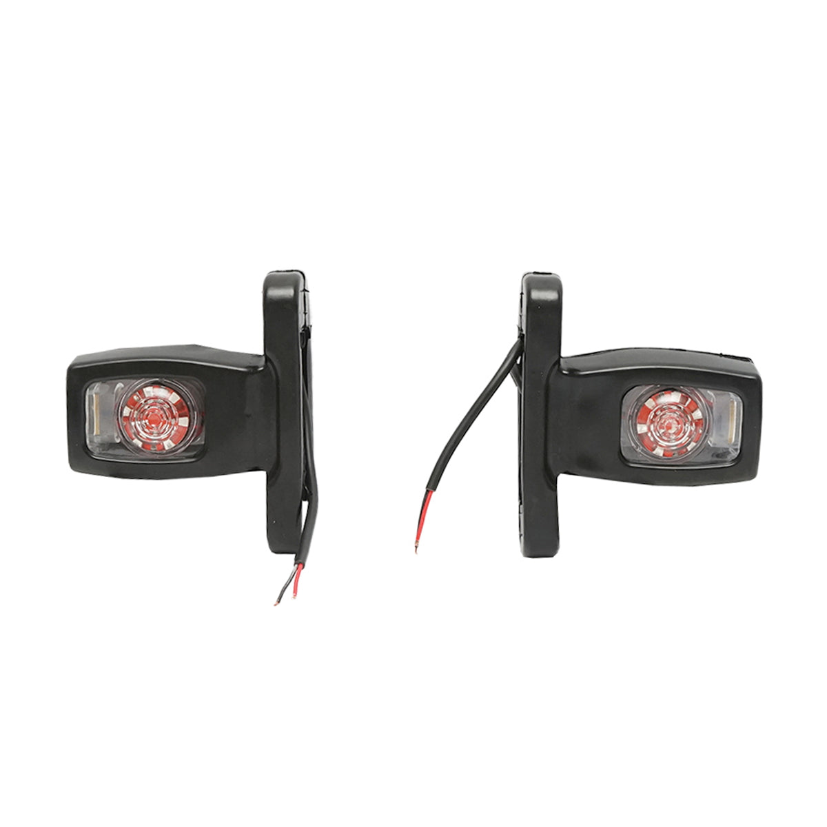 Side marker lights with LED 12/24V, red-white-yellow Breckner Germany