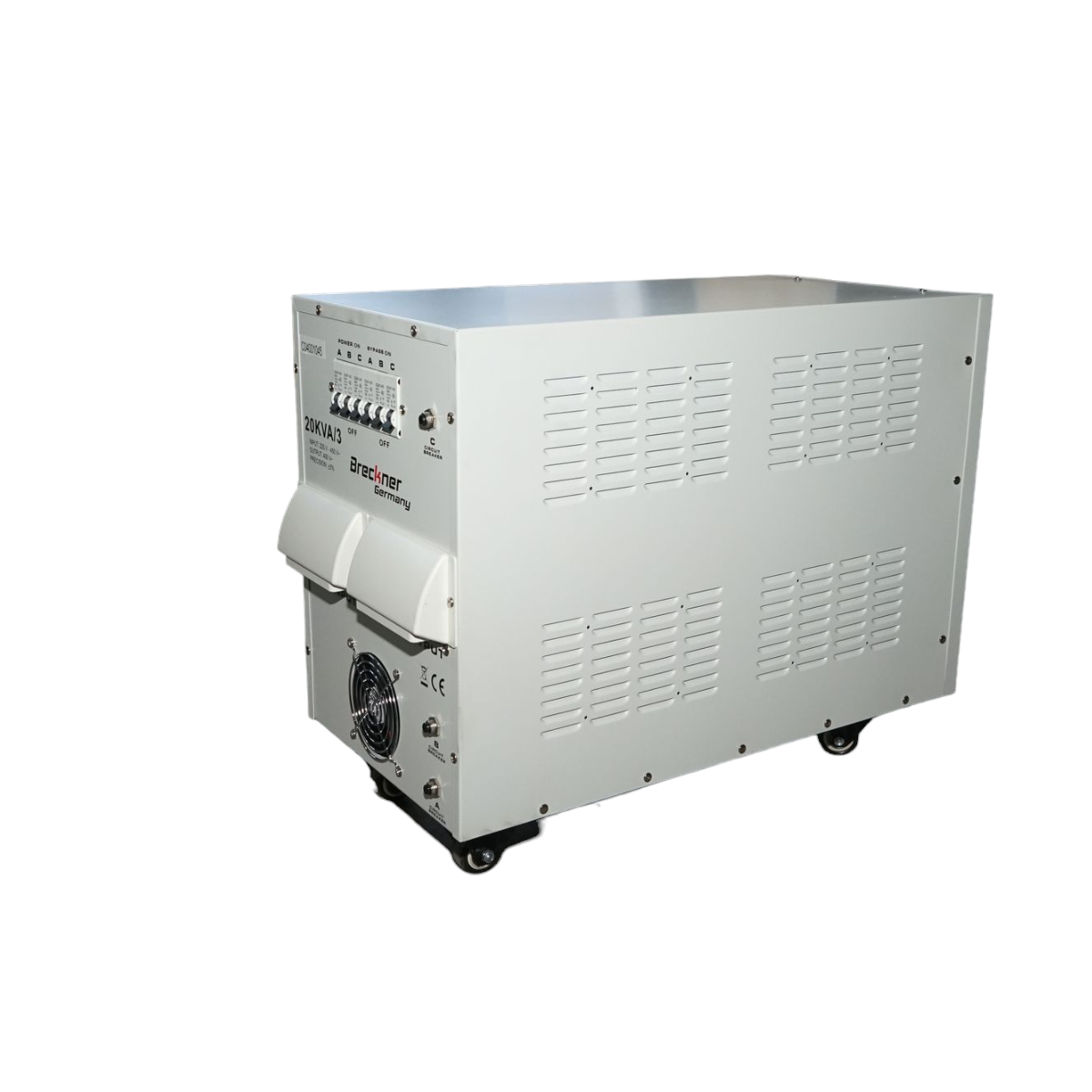 Automatic voltage stabilizer 20KVA, 16KW three-phase with servomotor Breckner Germany