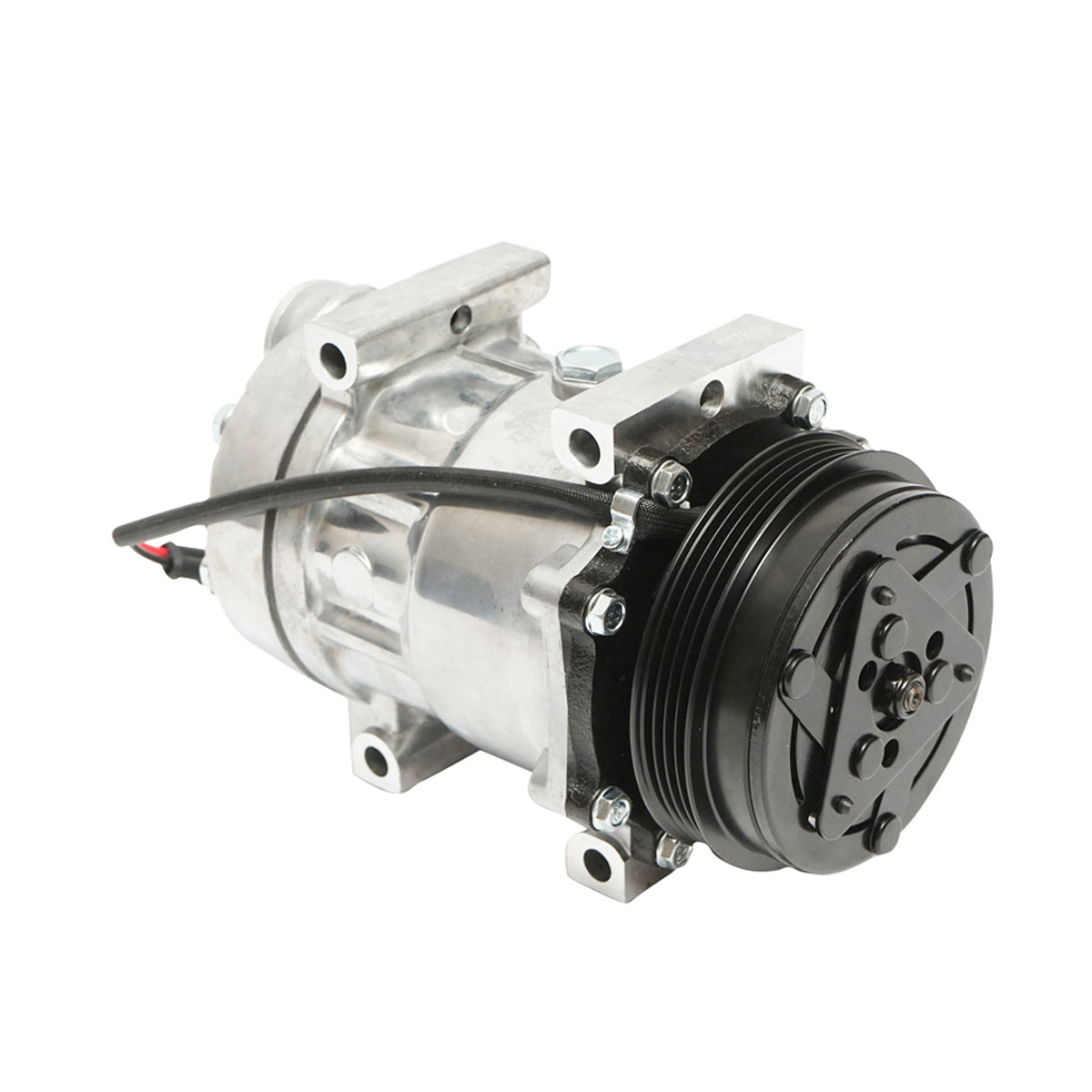 A/C climate compressor for New Holland, Case IH, Steyr OEM code 87709785, 87802912 Breckner Germany