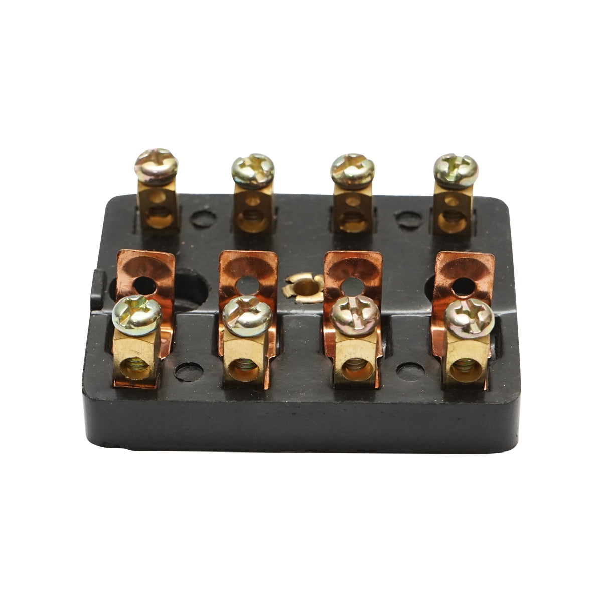 Universal fuse box for 4-way car fuses with transparent cover