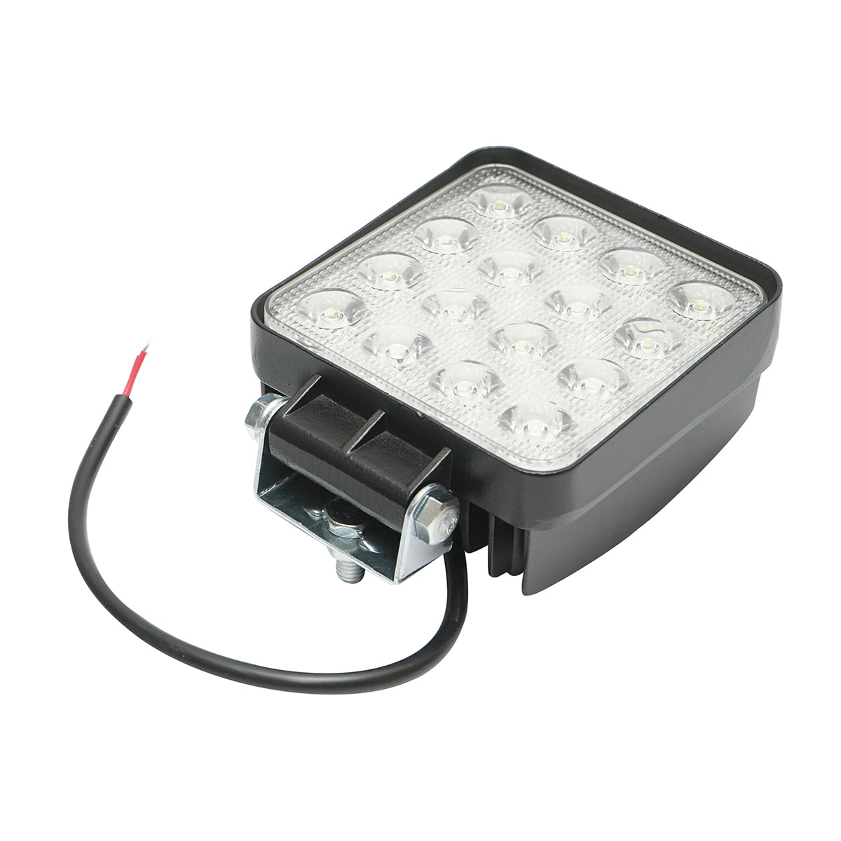 Lamp with 16 LEDs 10-30V 48W radiation angle 30 degrees spotlight type 108x108x57mm Breckner Germany