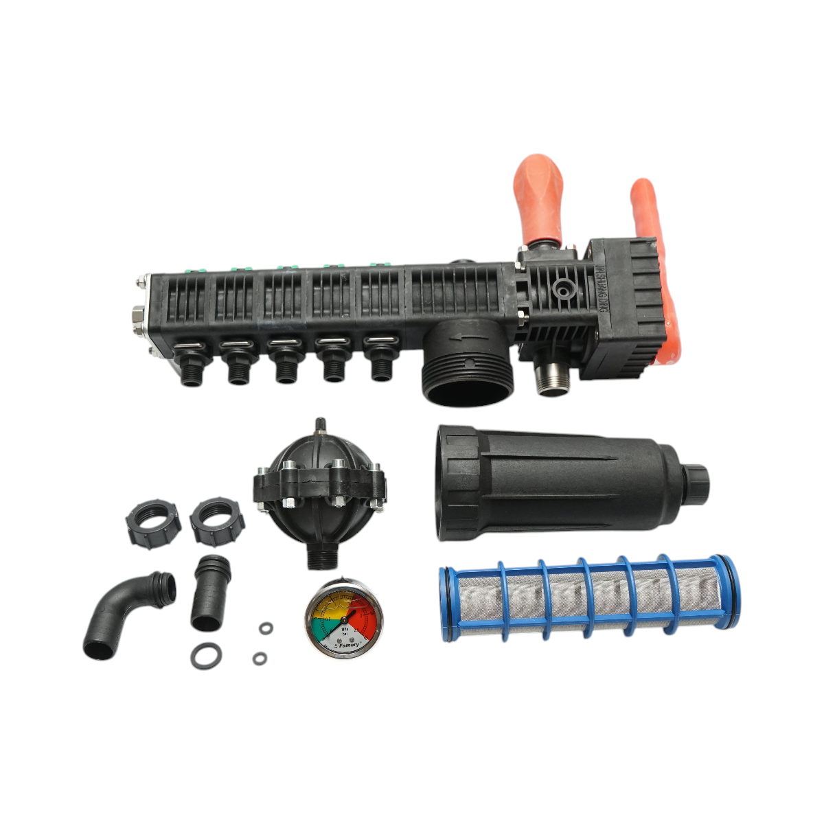 Herbicide distributor with 5 horsepower, filter and glycerin manometer 25 bar