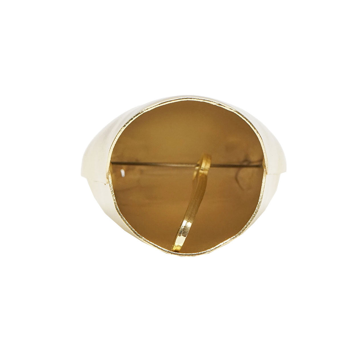 Sheep and bovine bell, 7 cm clapper, golden