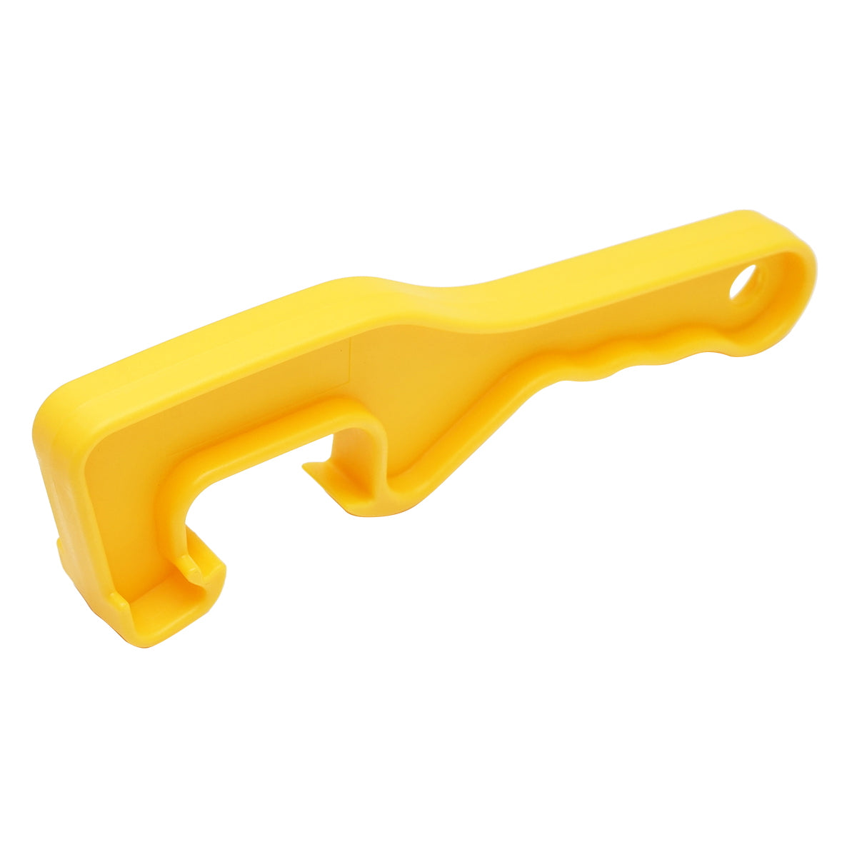 Plastic honey bucket opener