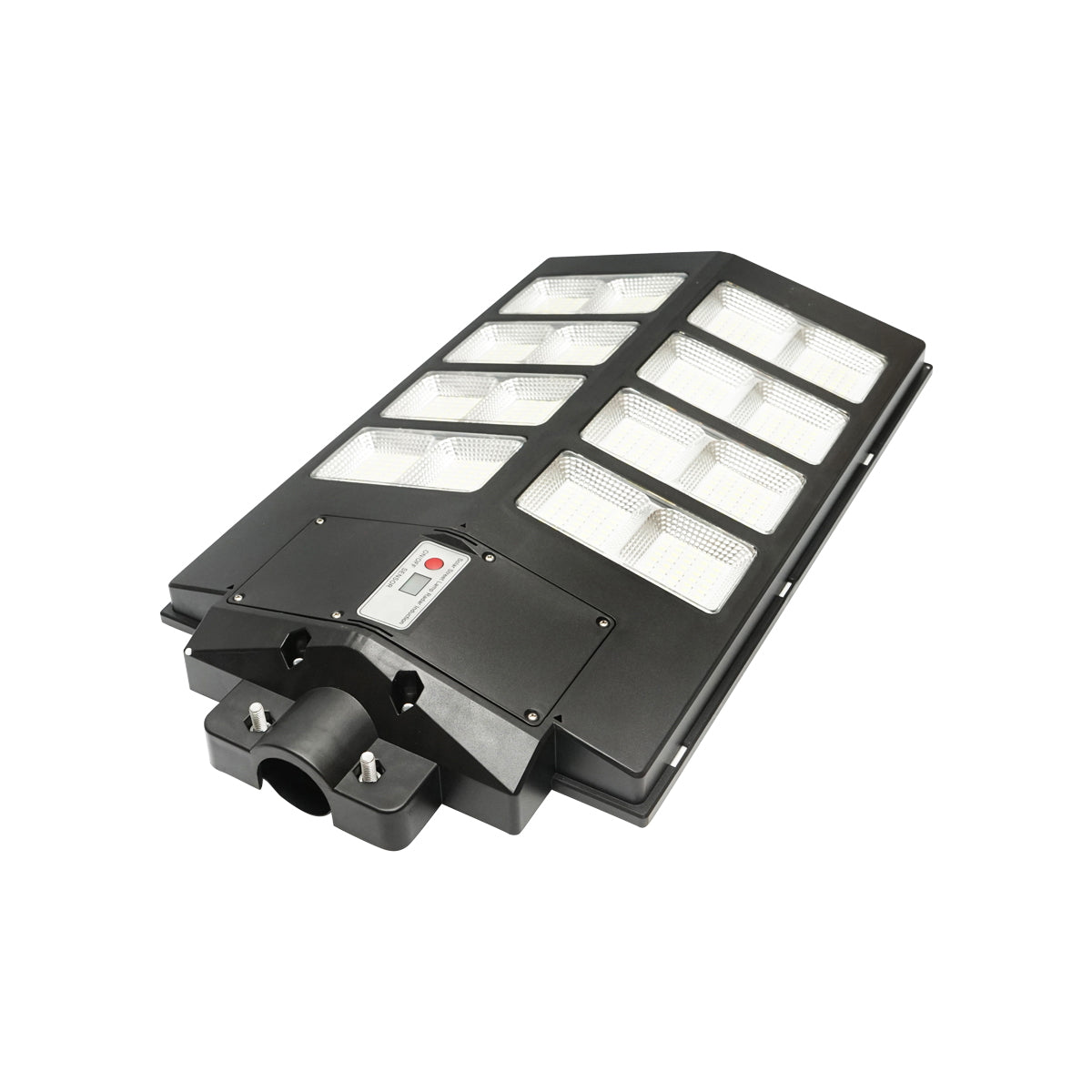 LED solar lamp 300W street lighting 6500K with solar panel, remote control, motion sensor and pole attachment Breckner Germany
