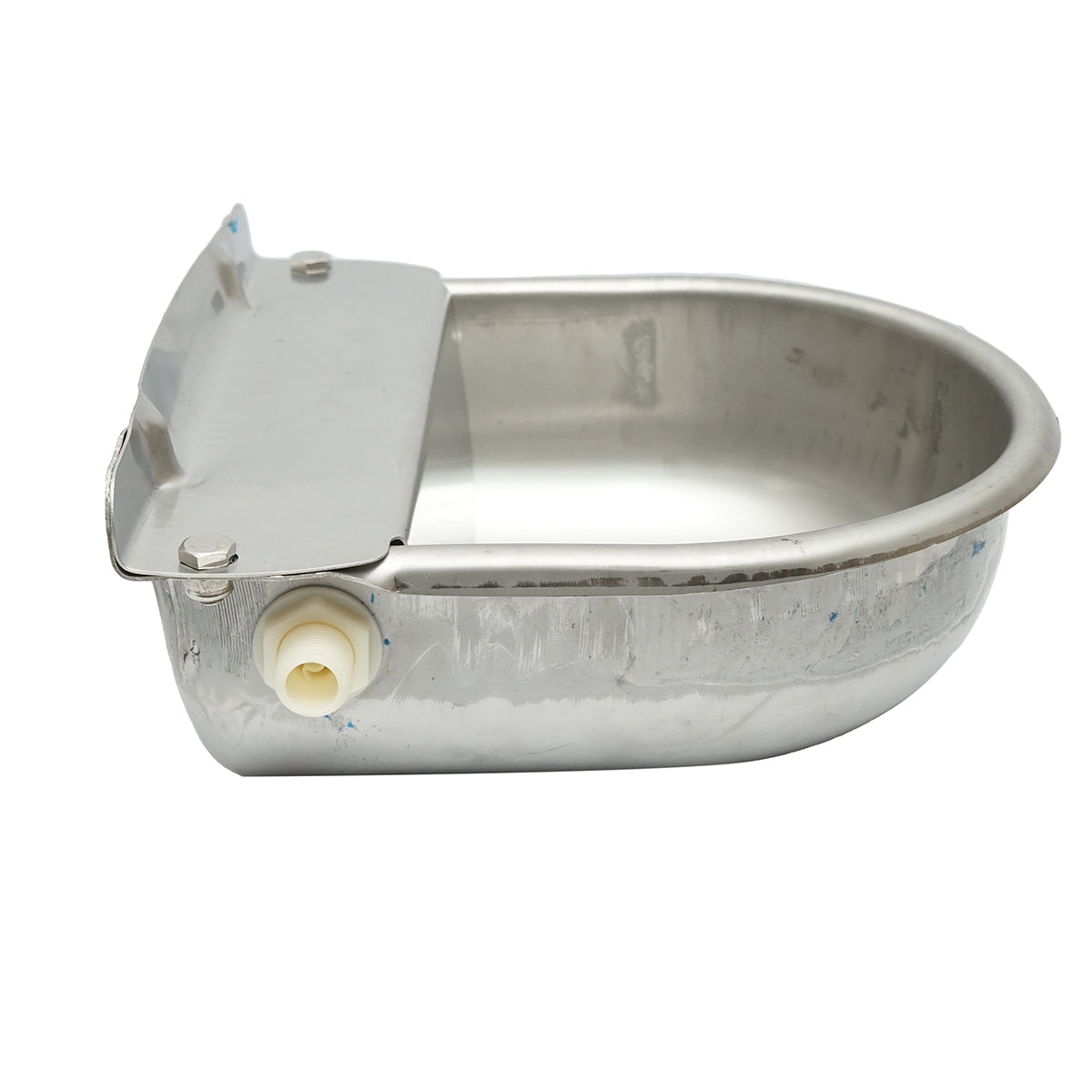 Stainless steel waterer 2L with float, constant level 270x250x230mm Breckner Germany