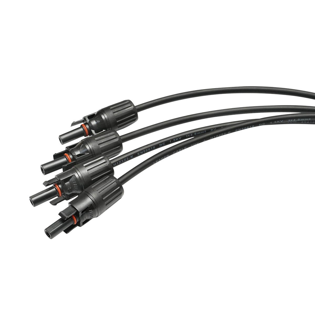 Y connector with cable, MC4 4 in 1 parallel IP67 Breckner Germany