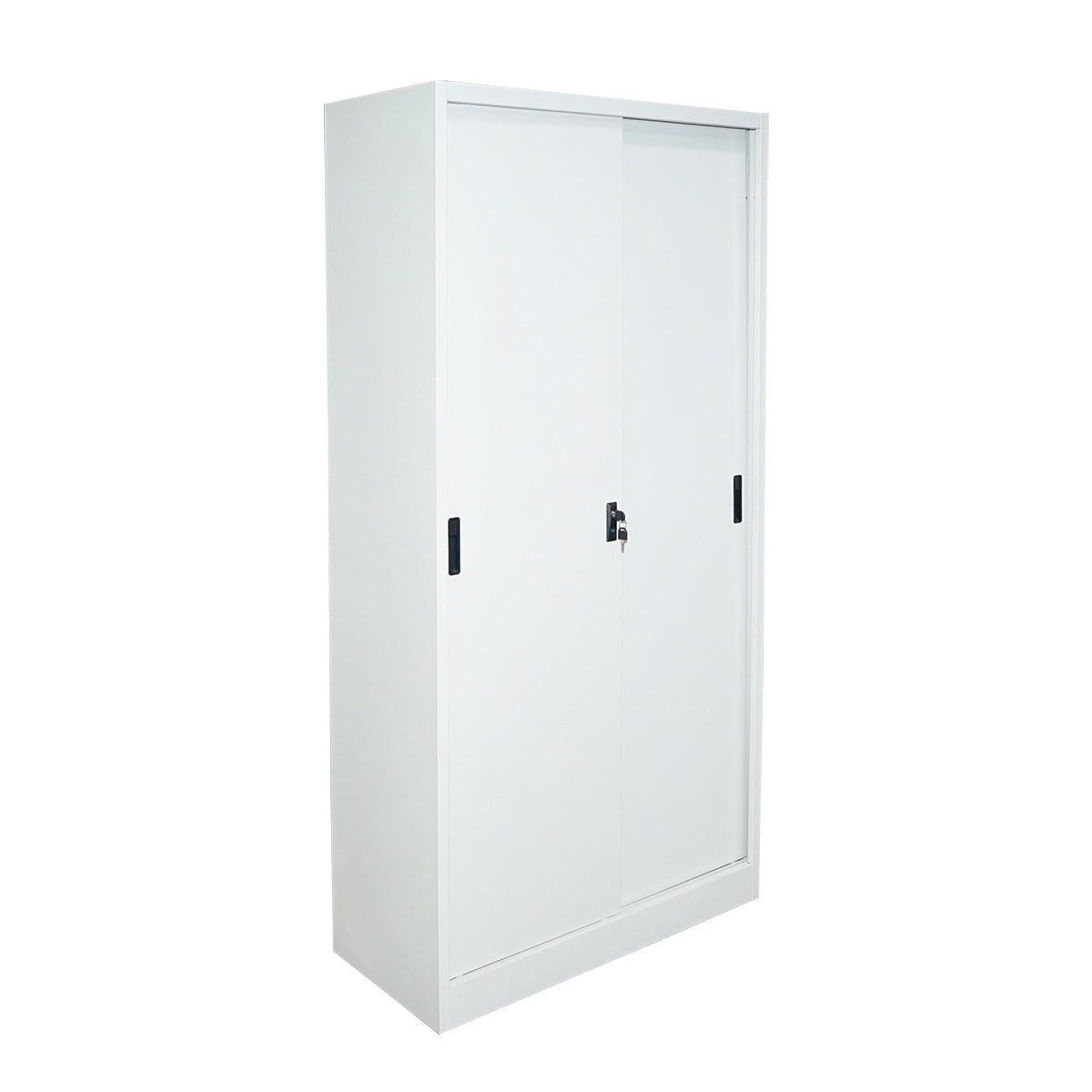Metal cabinet with 2 secure sliding doors and 4 shelves 1900x900x400mm