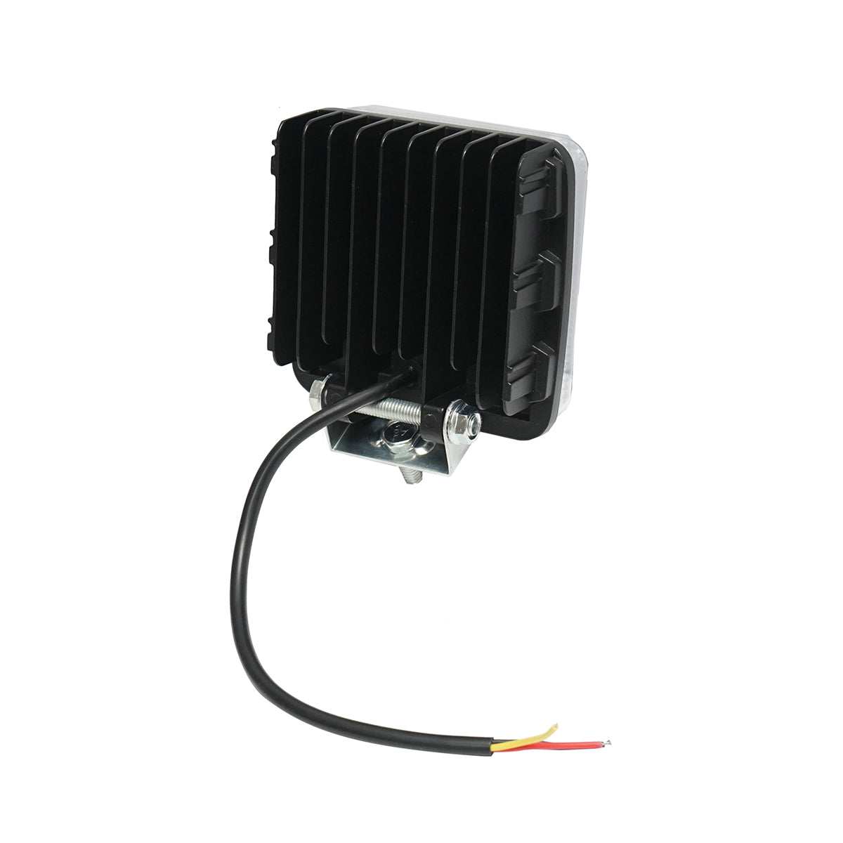 LED lamp 9-36V, 40W, white-yellow color, aluminum housing 110x107x50mm