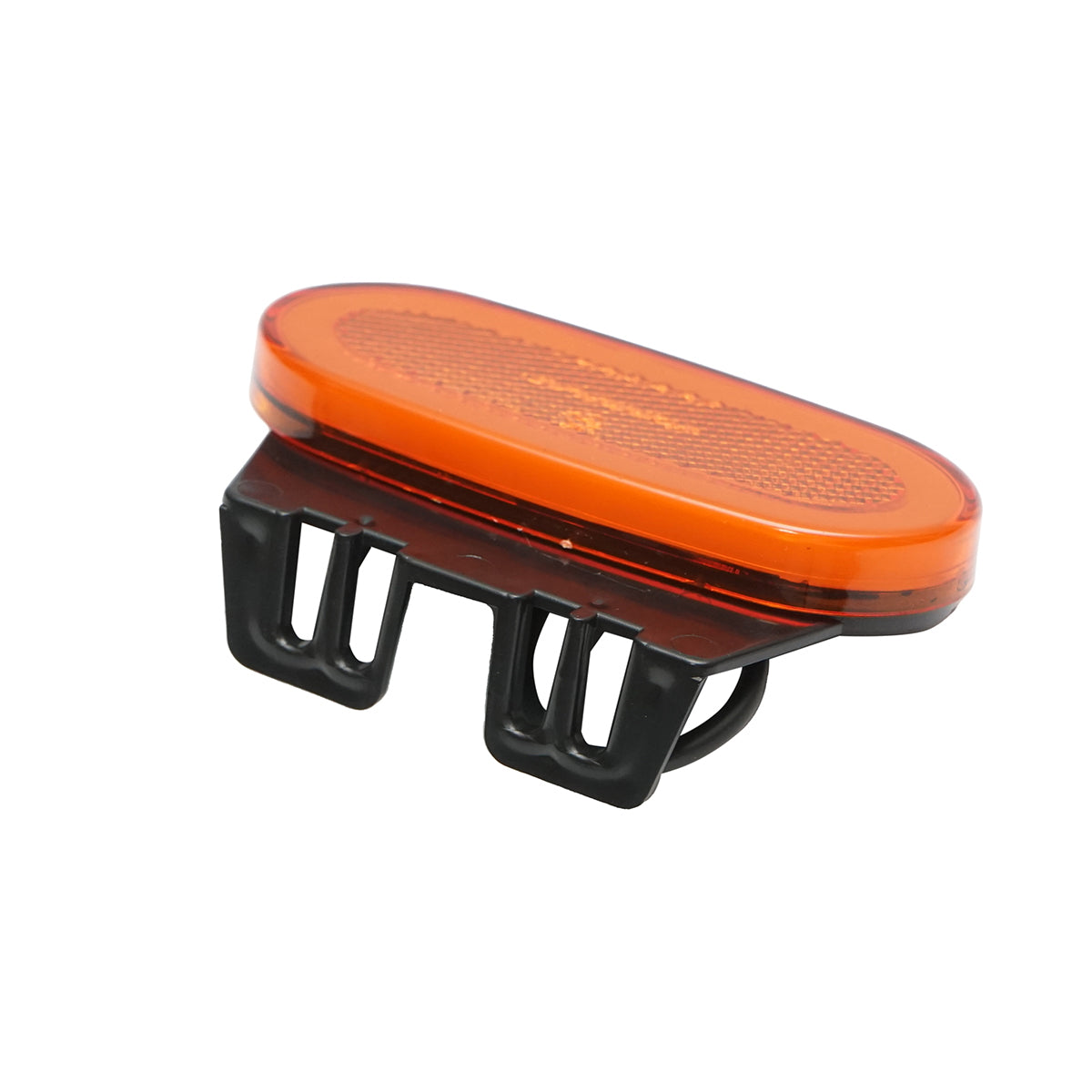 Oval neon LED side marker lamp with support 12-24V, yellow 105x46mm Breckner Germany