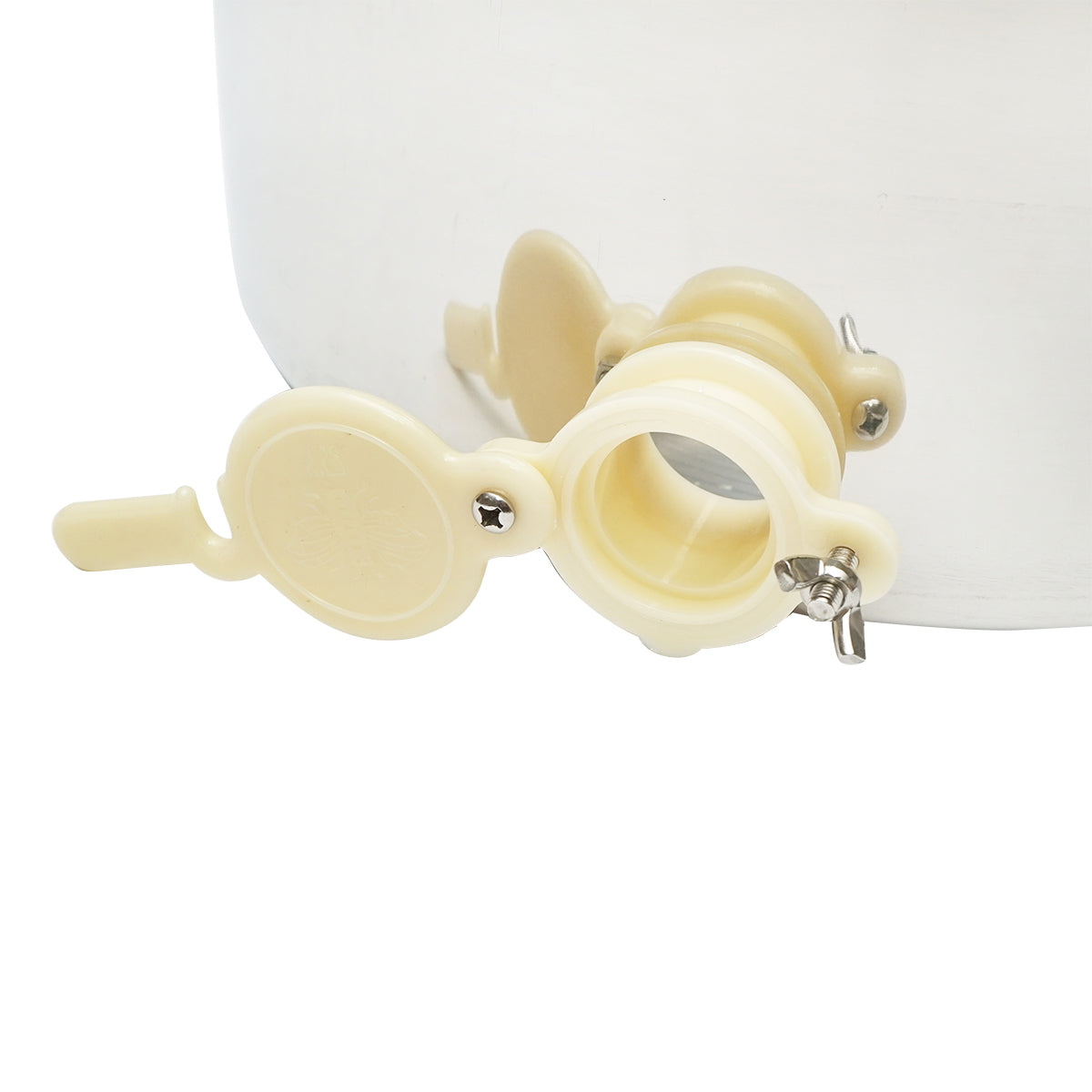 Stainless steel honey extractor with lid for 40kg of honey
