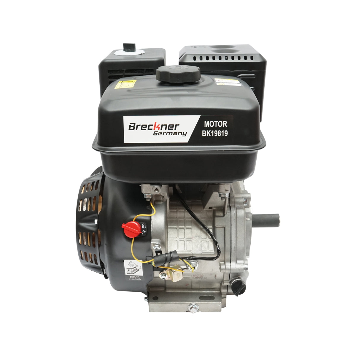 13HP gasoline engine, 4-stroke, 25mm shaft with pin, pull start Breckner Germany