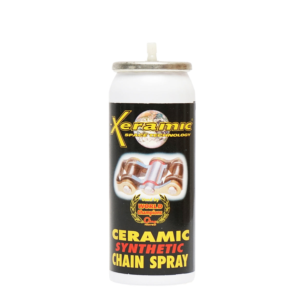 Xeramic chain lubrication spray