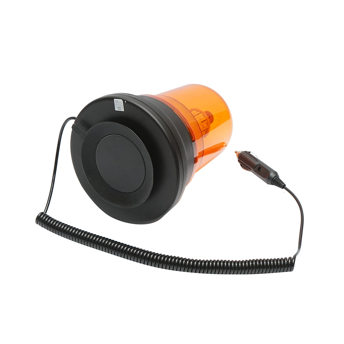 LED beacon 10-30V with 3 functions, magnetic base, powered by cigarette lighter socket IP65