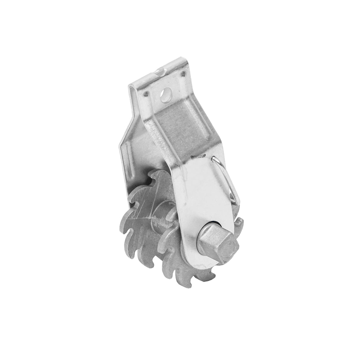 Ratchet tensioner for electric fence wire