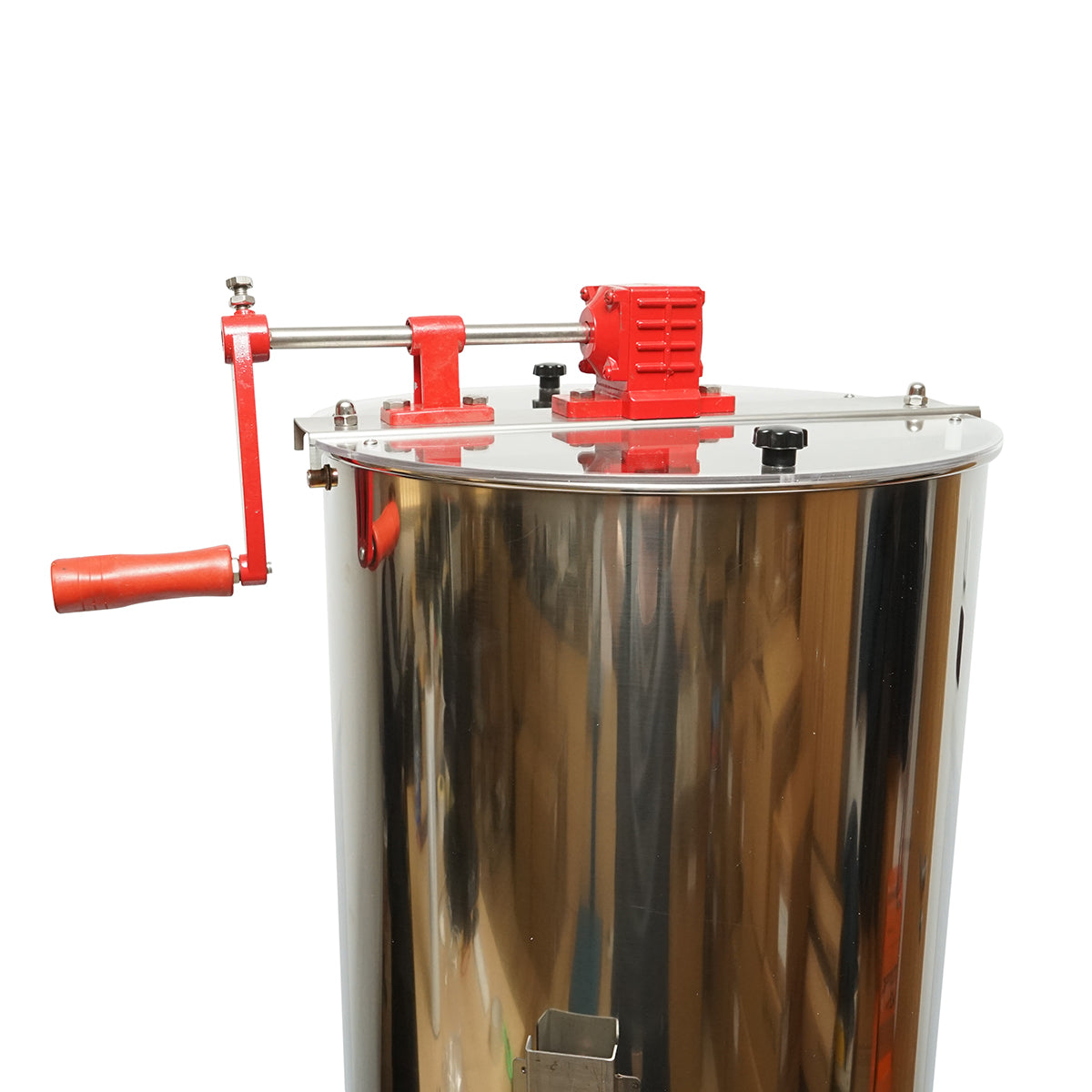 Manual beekeeping centrifuge, stainless steel honey extractor with 3 frames
