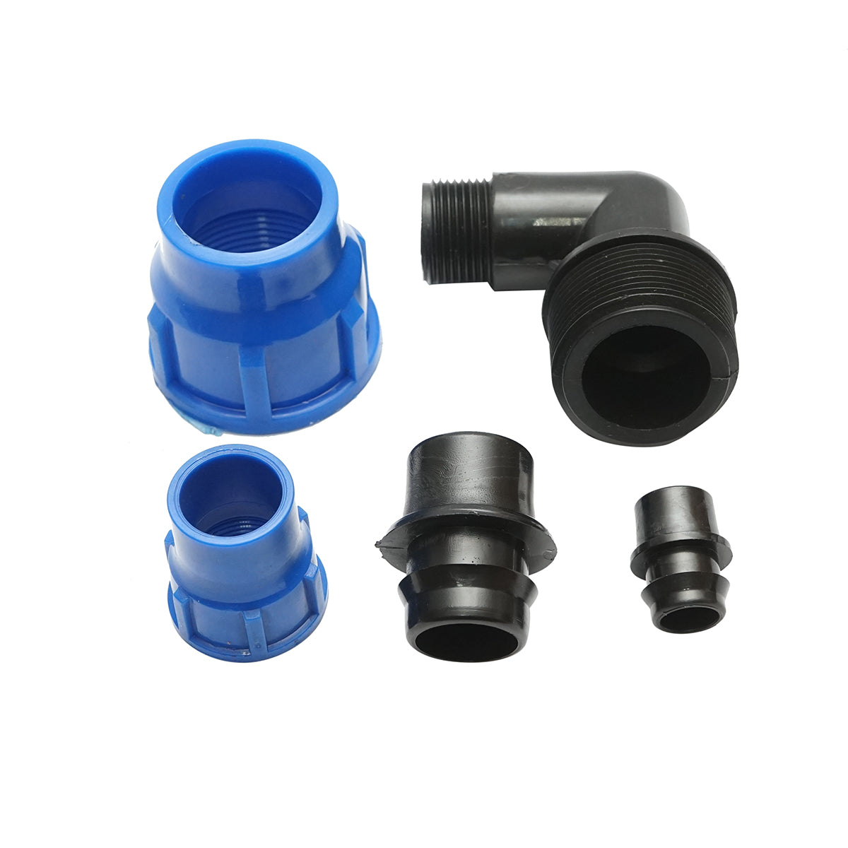 Reduced compression fitting D32x20mm for irrigation systems