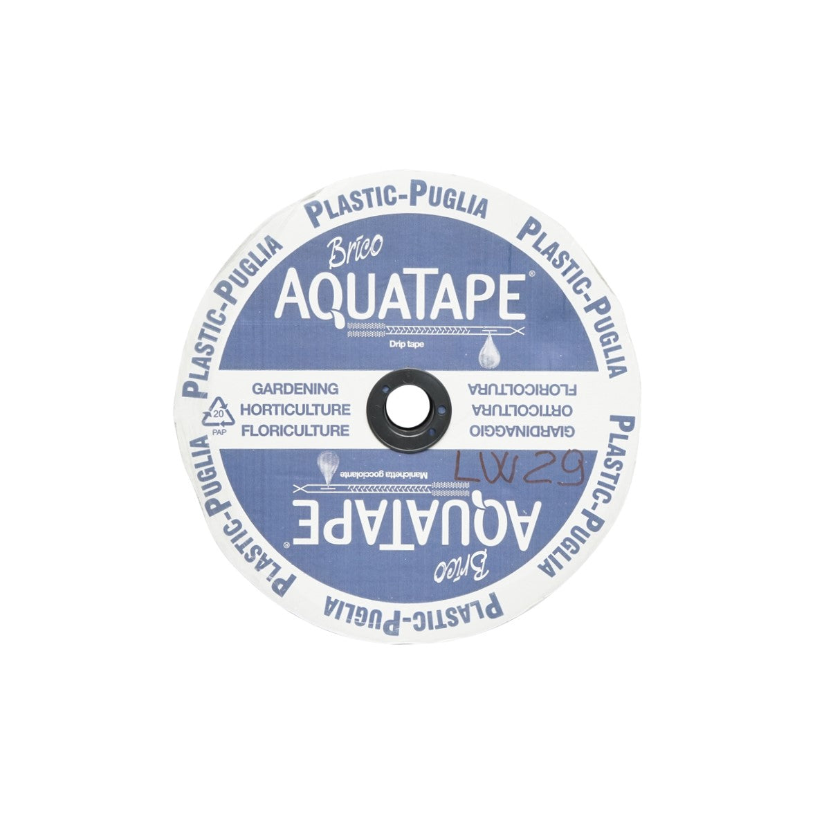 Drip irrigation tape, 600M roll, 1.5L/h, D16mm, 20cm spacing AquaTape