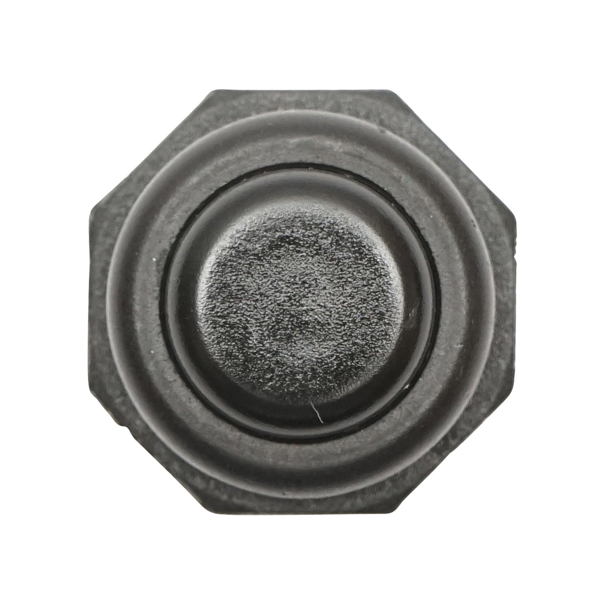 Plastic push button with return, black Breckner Germany