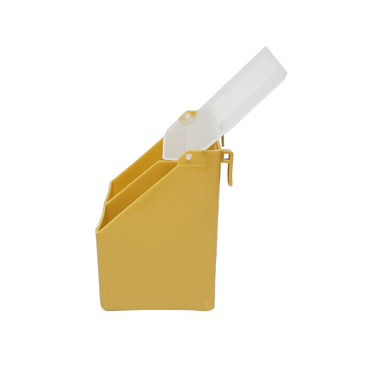 Foldable plastic pigeon feeder, 2 compartments 16x9x14cm