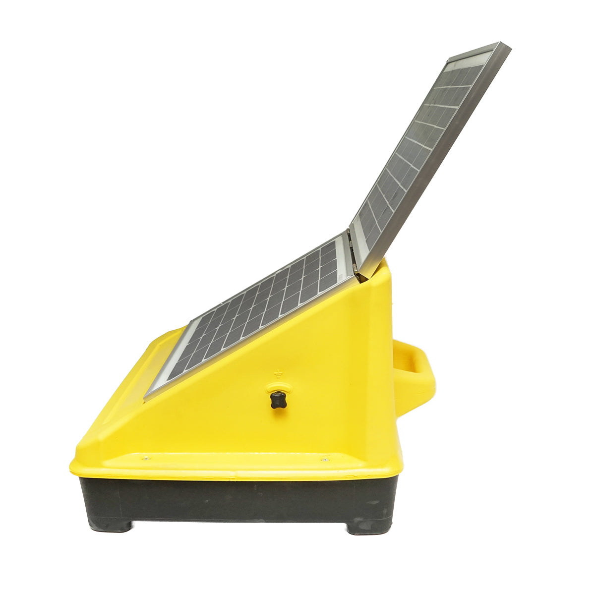 Impulse generator for electric fence 10 Joules with 25W solar panel and 12V/25Ah battery Breckner Germany