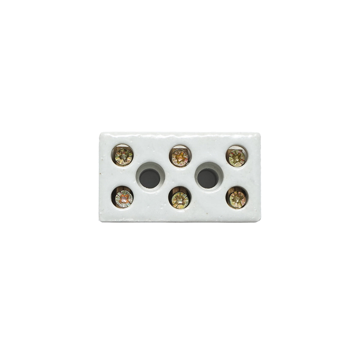 Ceramic connection strip 15A, 3 poles 0.5-6mm Leader