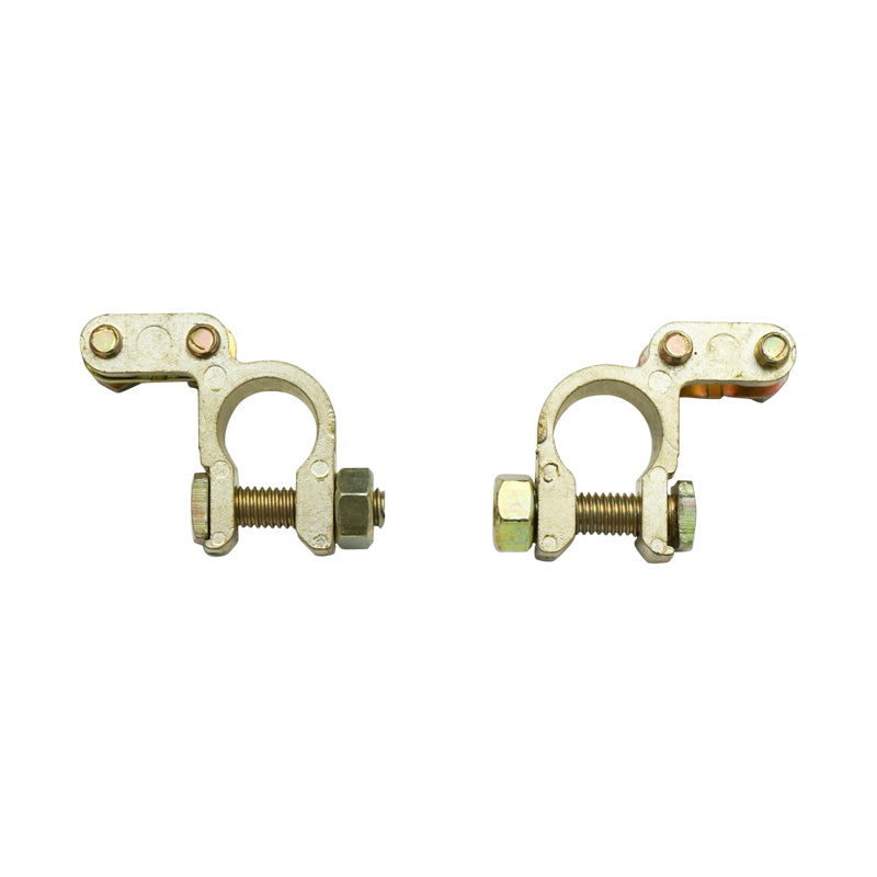 Set of copper battery terminals Cu+ Breckner Germany