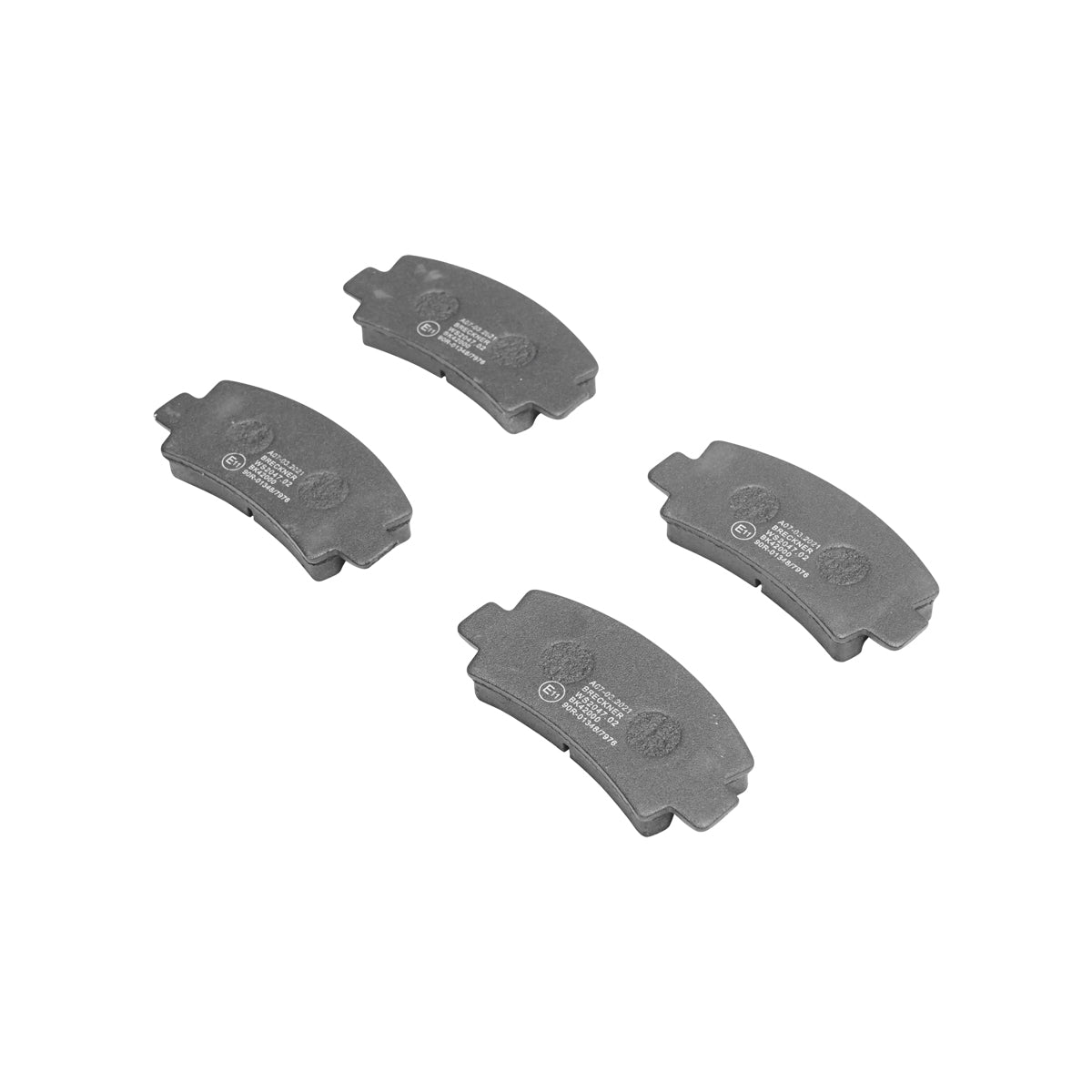 Brake pads for Dacia 6001539978 Breckner Germany