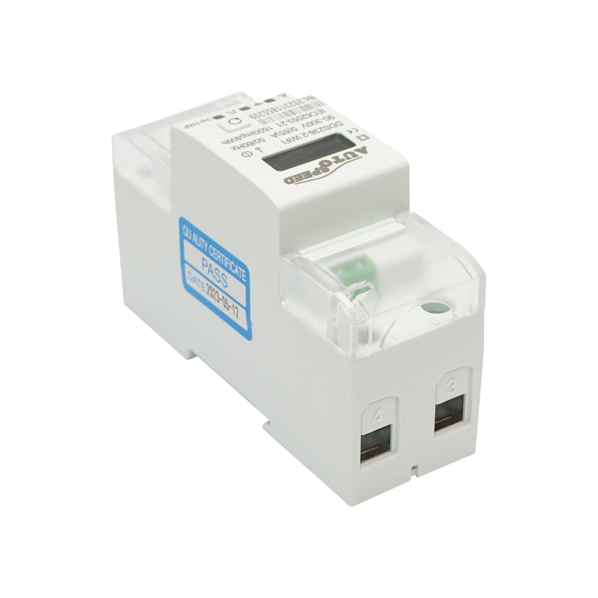 Single-phase smart meter 220V, 65A, DDS238-2 WIFI Tuya, Smart Life, intelligent energy and electric power meter