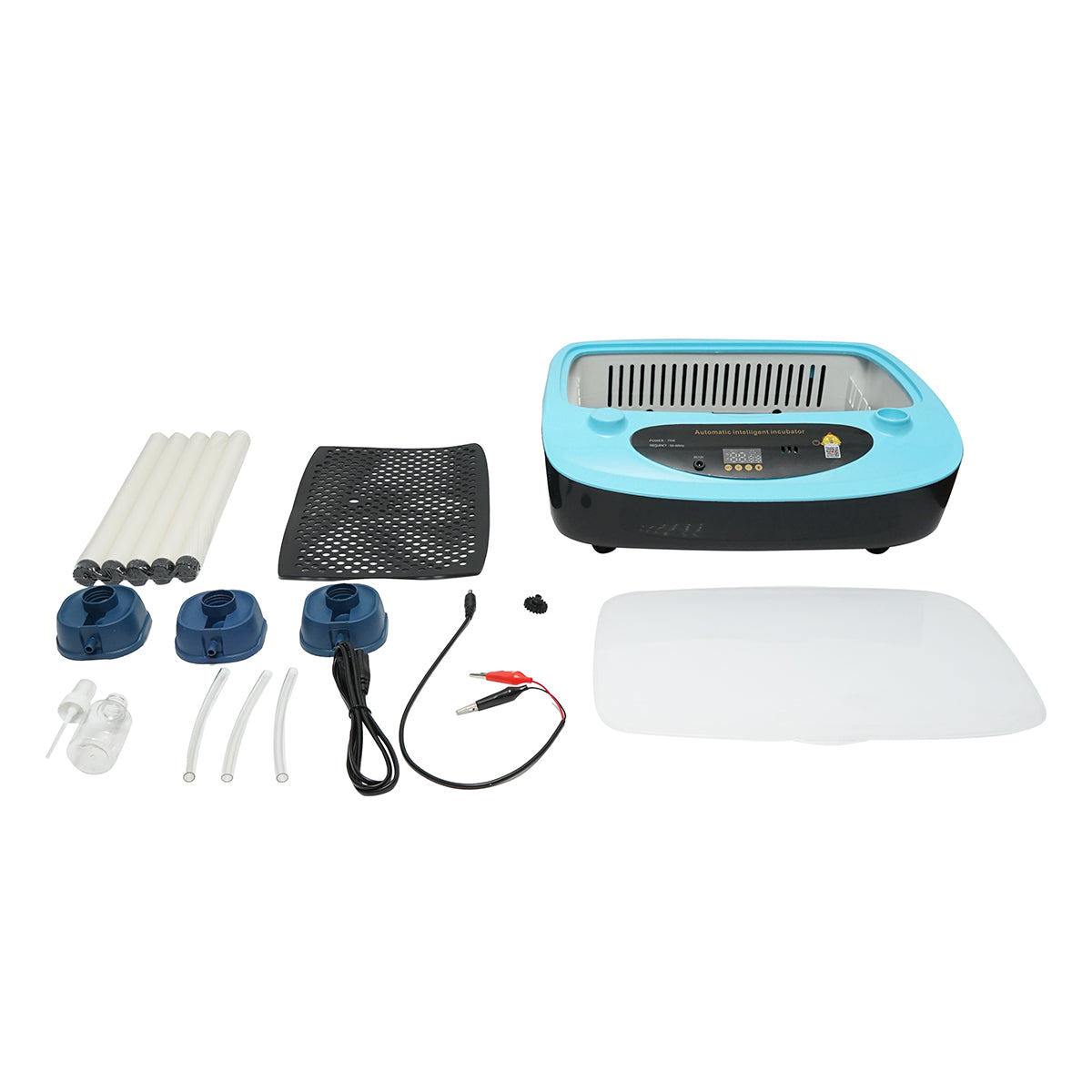 Automatic incubator 24 eggs 75W, 12V-220V, automatic rotation, temperature control, humidity, electronic display