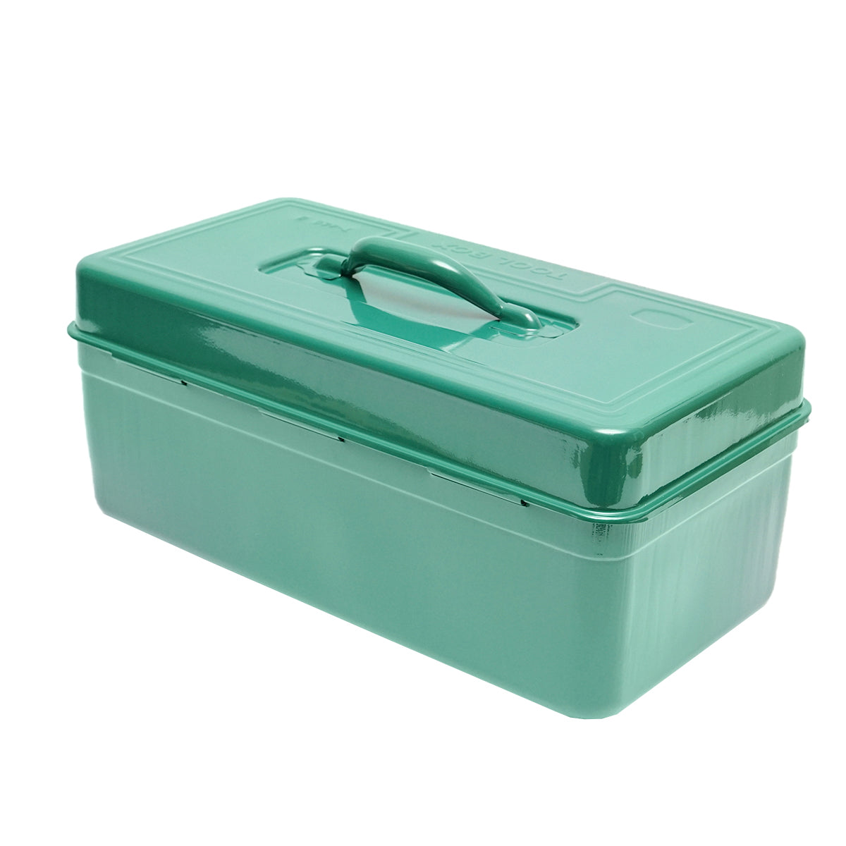 Green metal tool box 470x240x205mm Breckner Germany