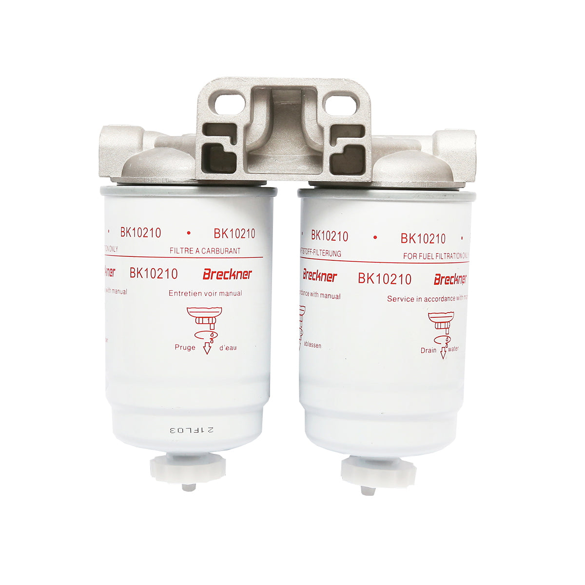 Complete double battery diesel filter for FIAT 98439683